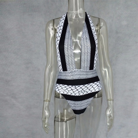 🎉Last XL🎉 Sexy deep v neck onepiece monokini - Picture 4 of 8